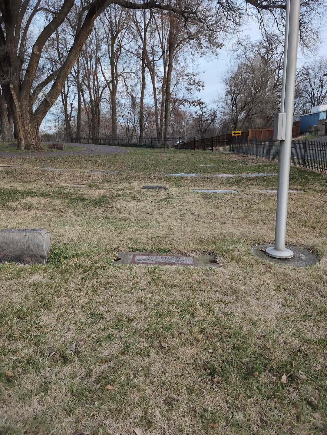 Cecil N. Tillman's grave. Photo 2