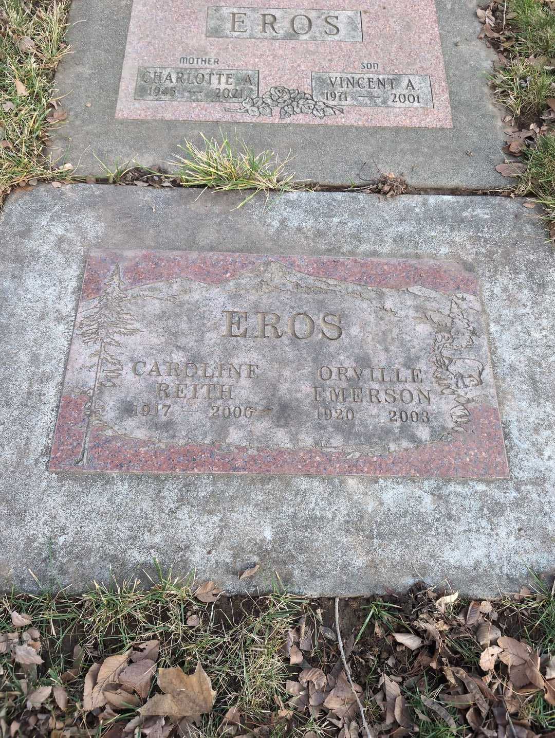Carl Paul Ackerman's grave. Photo 1