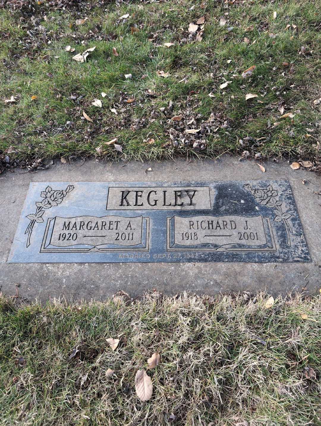 Margaret A. Kegley's grave. Photo 3