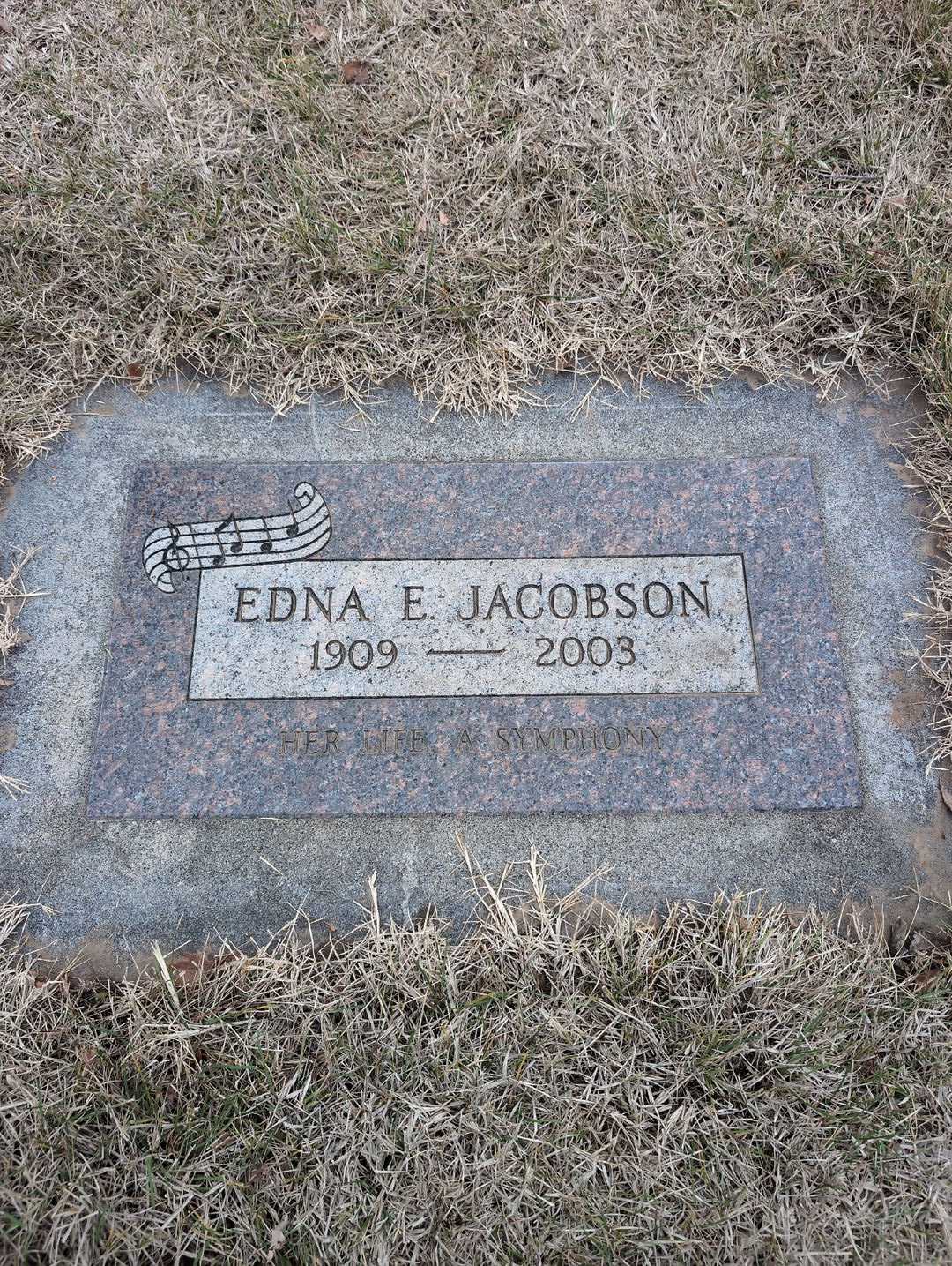 John Edward Jacobson's grave. Photo 1