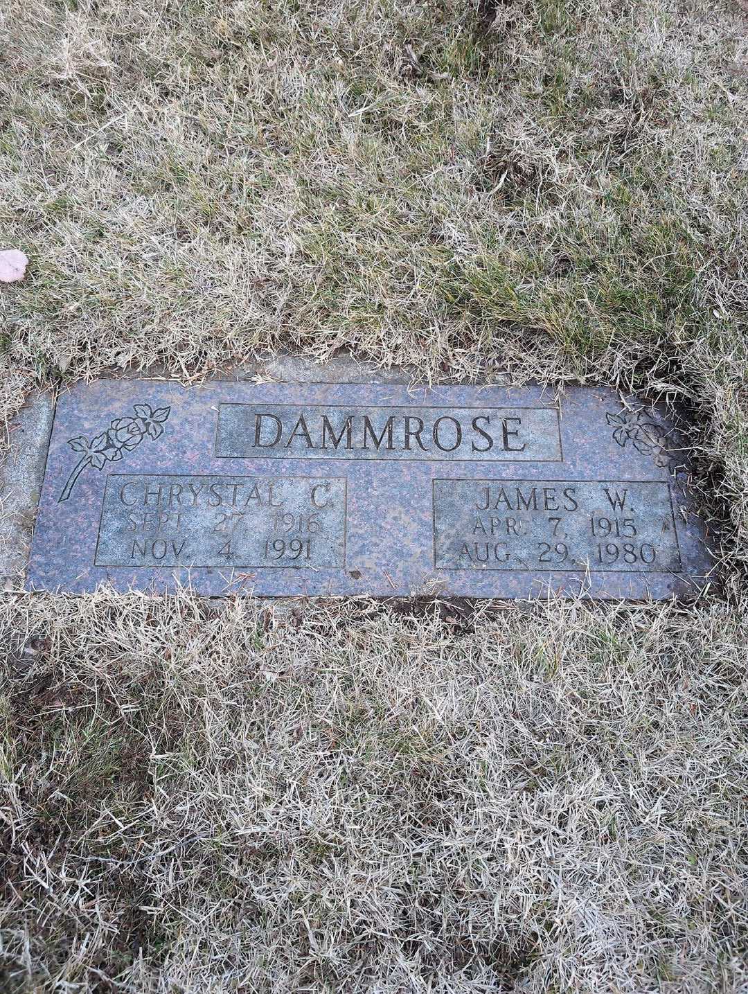 Chrystal C. Dammrose's grave. Photo 3