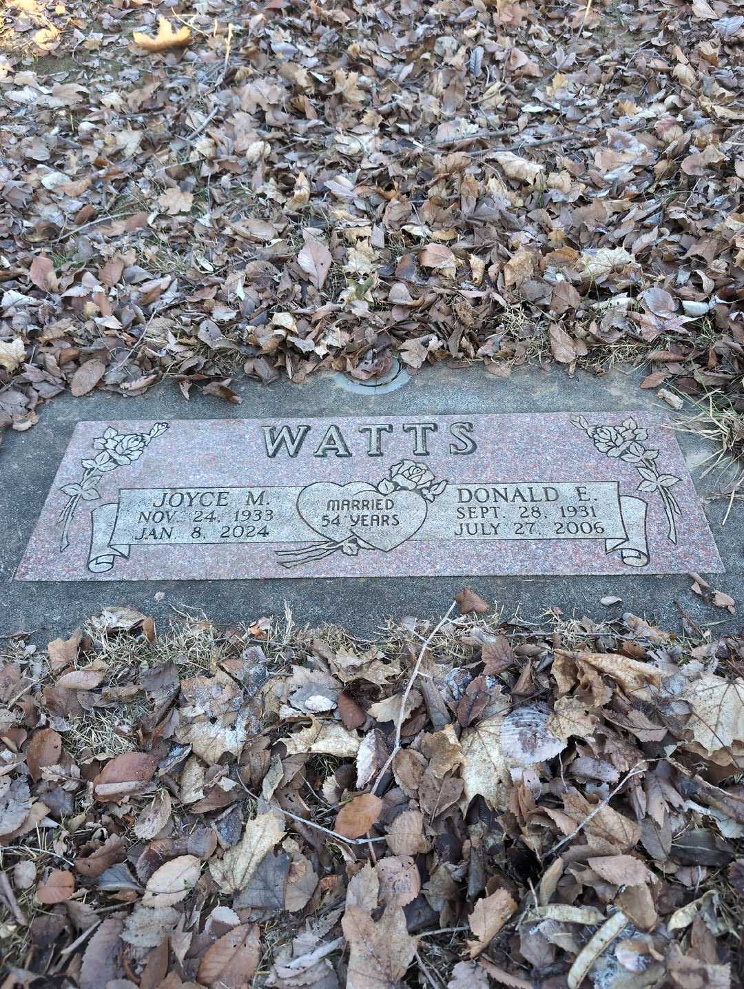 Joyce M. Watts's grave. Photo 3