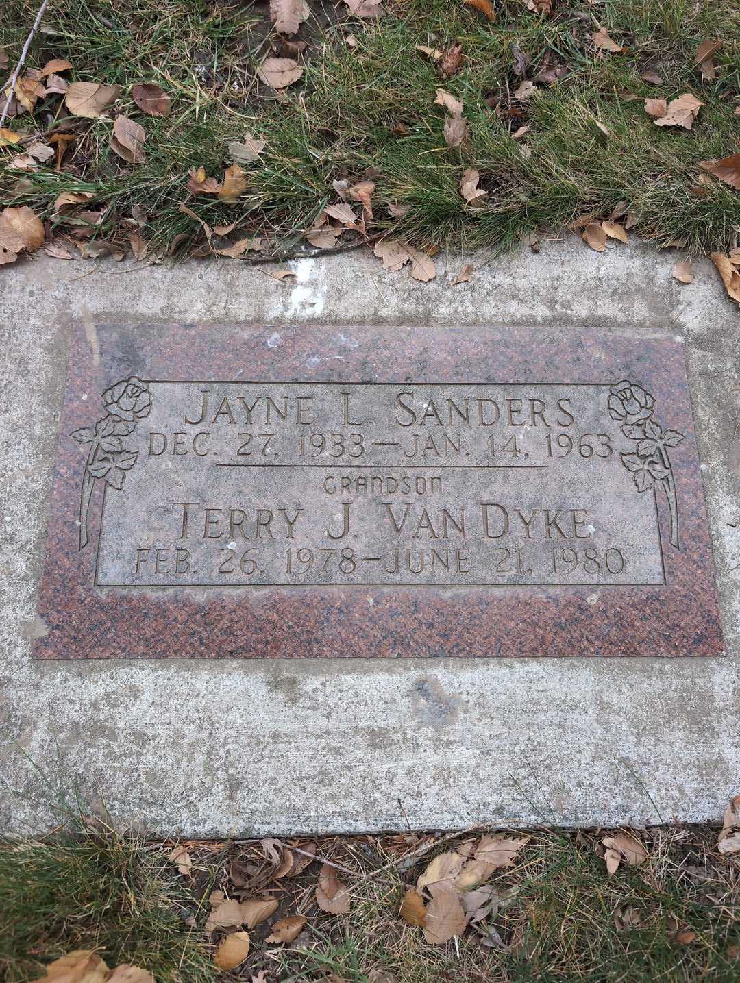 Terry James Van Dyke's grave. Photo 3