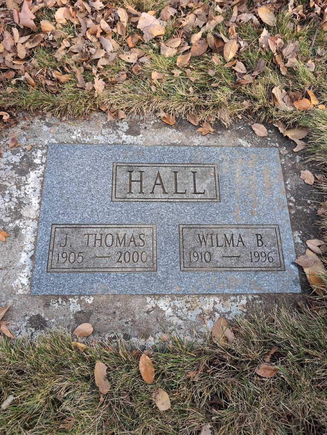 James Thomas Hall's grave. Photo 3