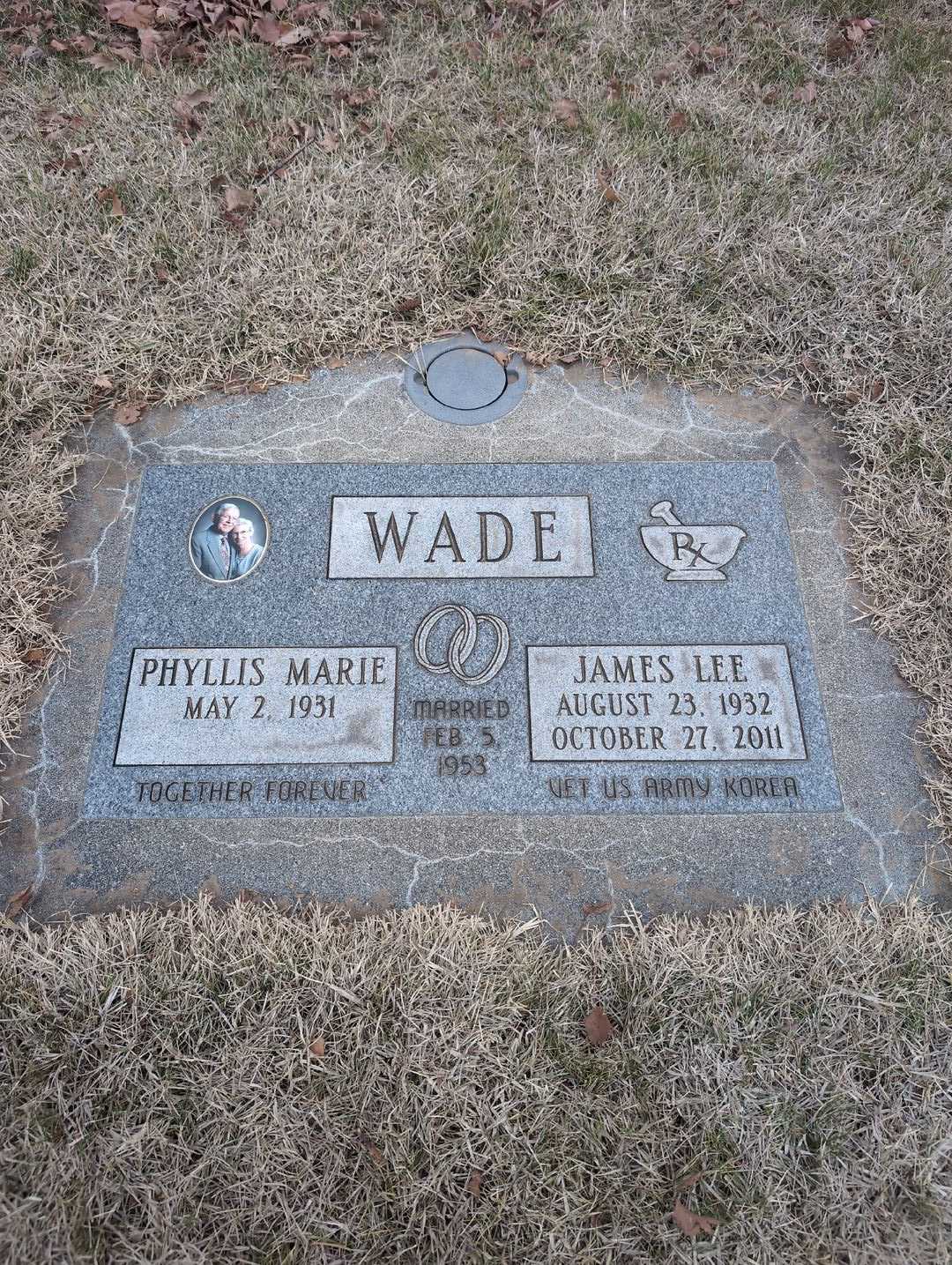 James Lee Wade's grave. Photo 3