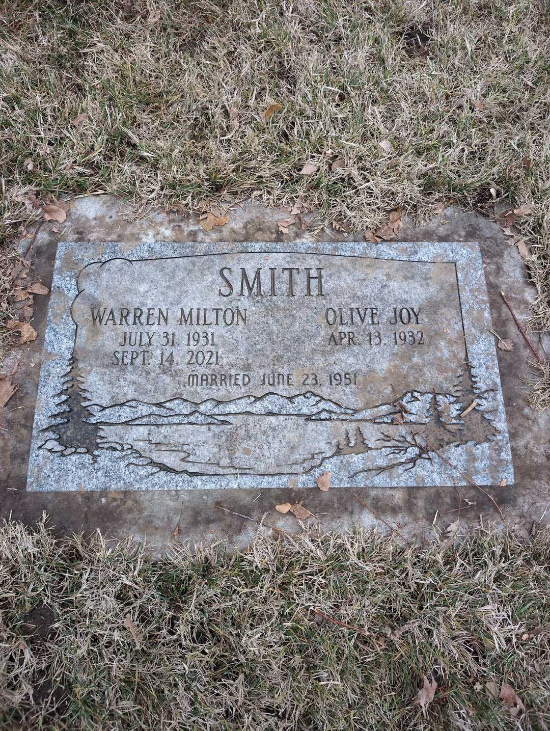Warren Milton Smith's grave. Photo 3