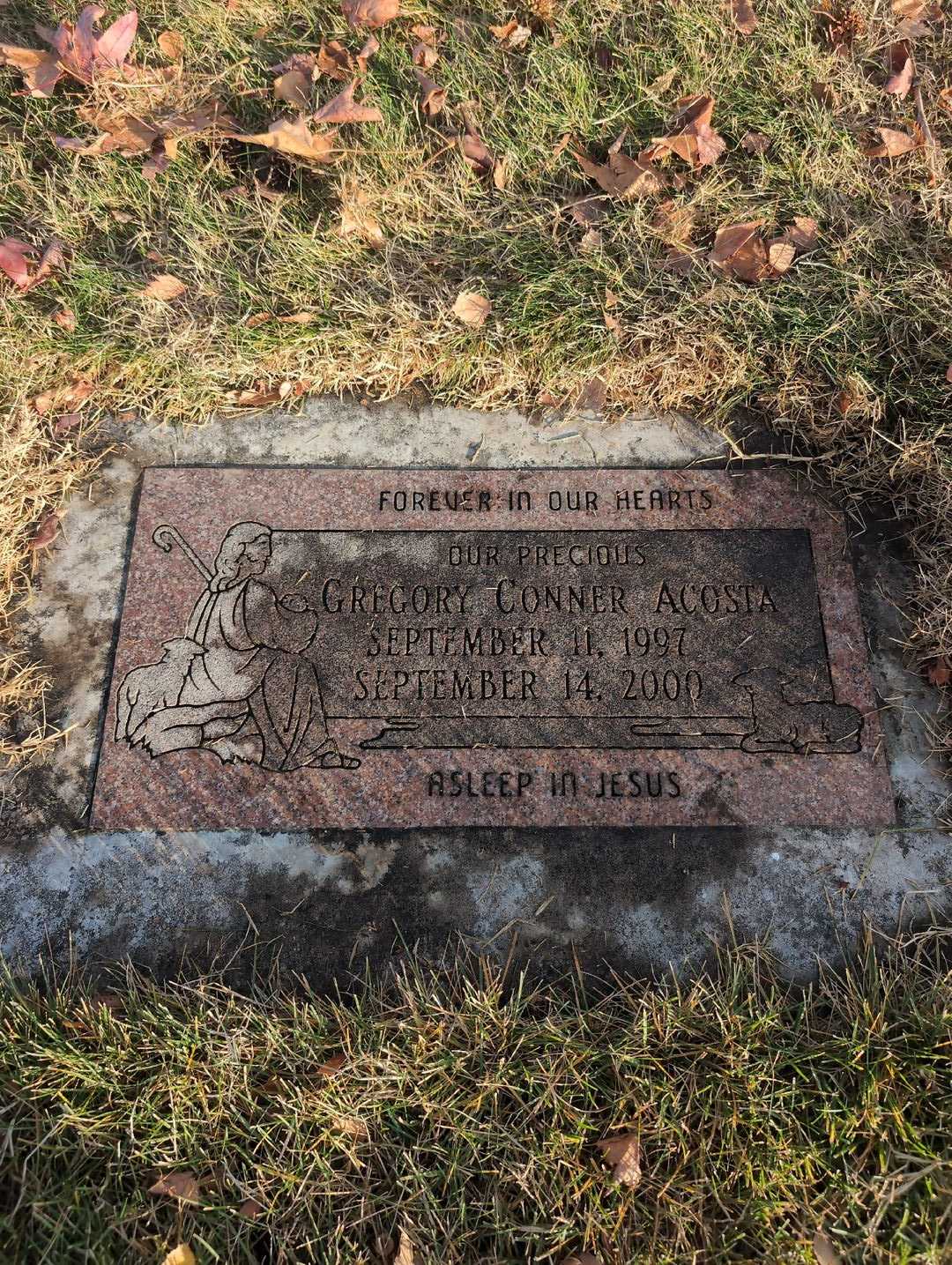 Gregory Conner Acosta's grave. Photo 3