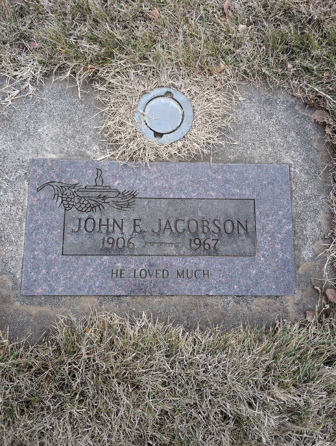 John Edward Jacobson's grave. Photo 3