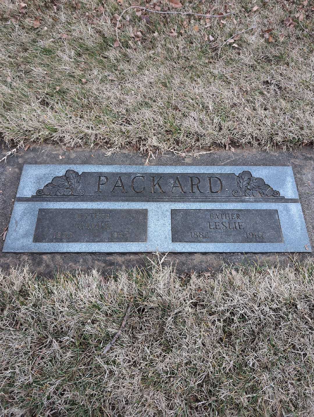 Mamie Packard's grave. Photo 3