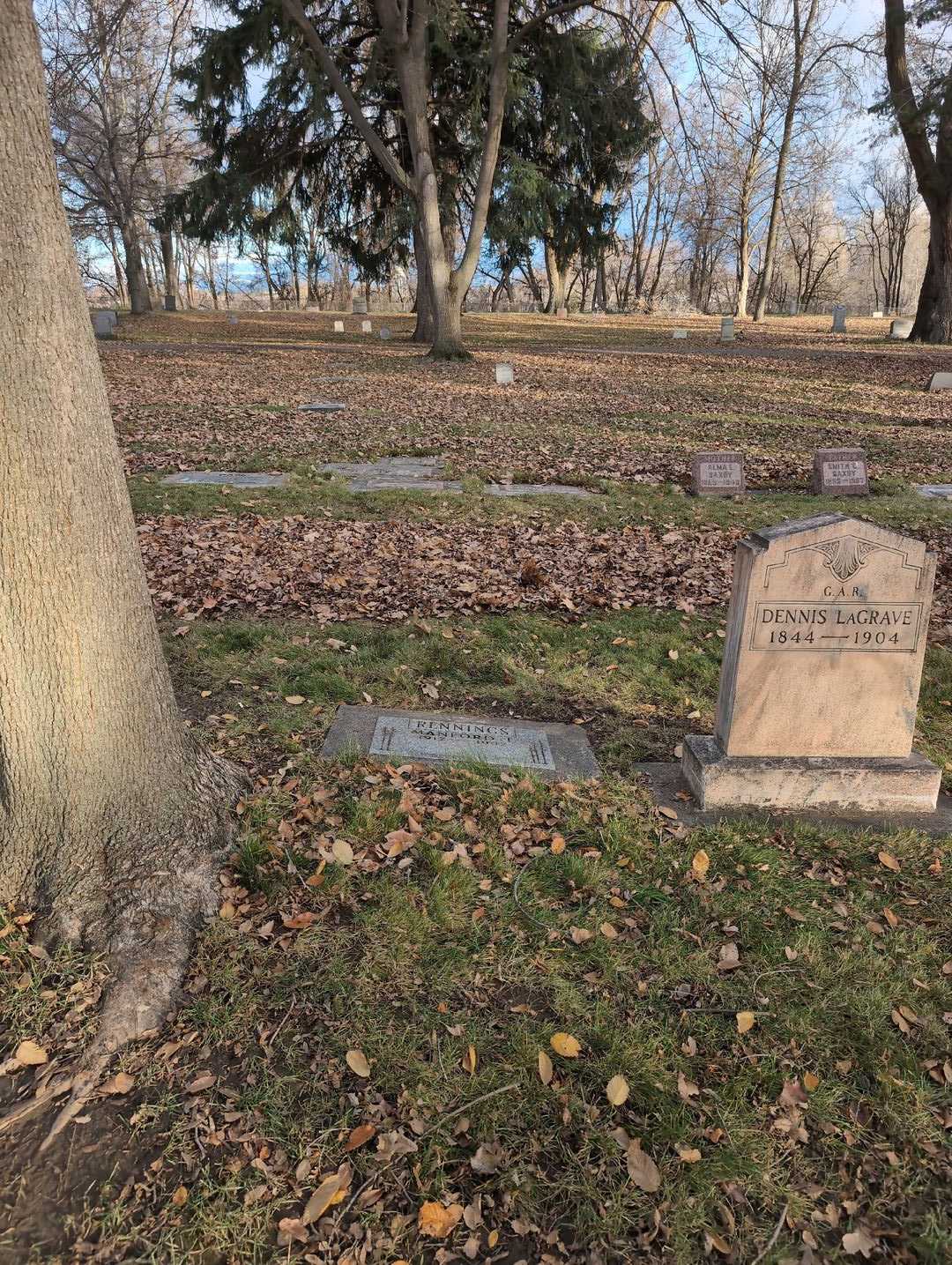 Manford T. Rennings's grave. Photo 2
