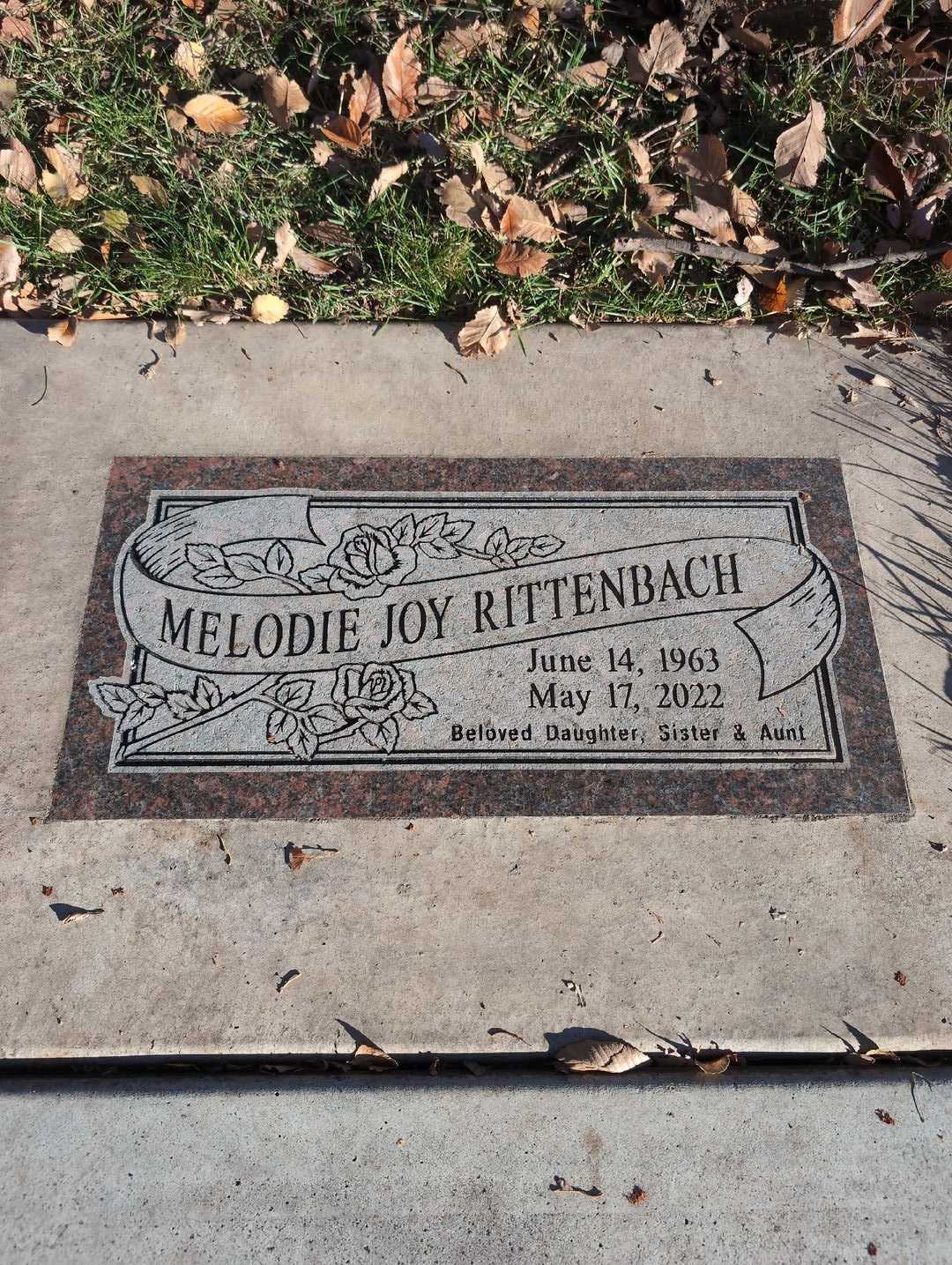 Melodie Joy Rittenbach's grave. Photo 5