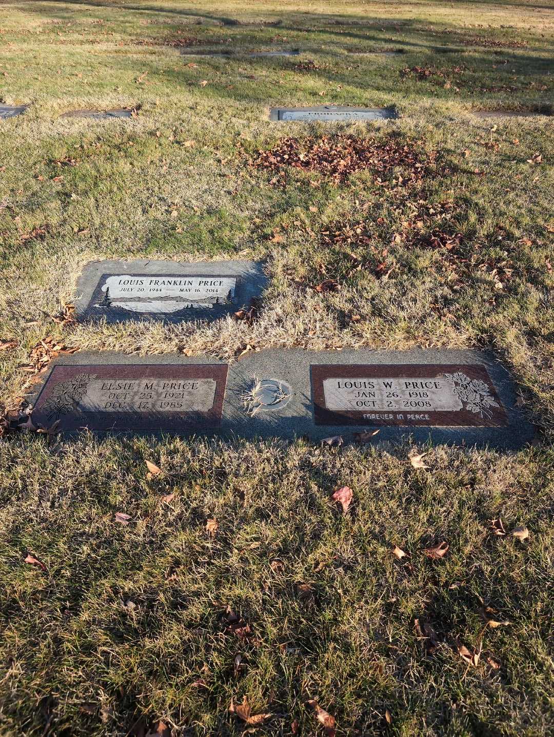 Louis Franklin Price's grave. Photo 3
