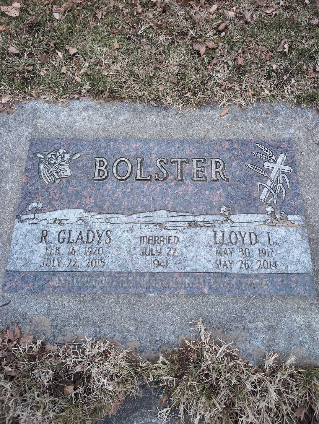Lloyd L. Bolster's grave. Photo 4