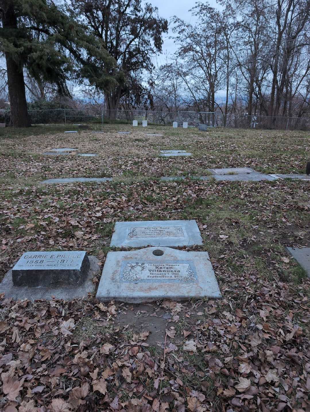 Shirley Anne Eslinger's grave. Photo 2
