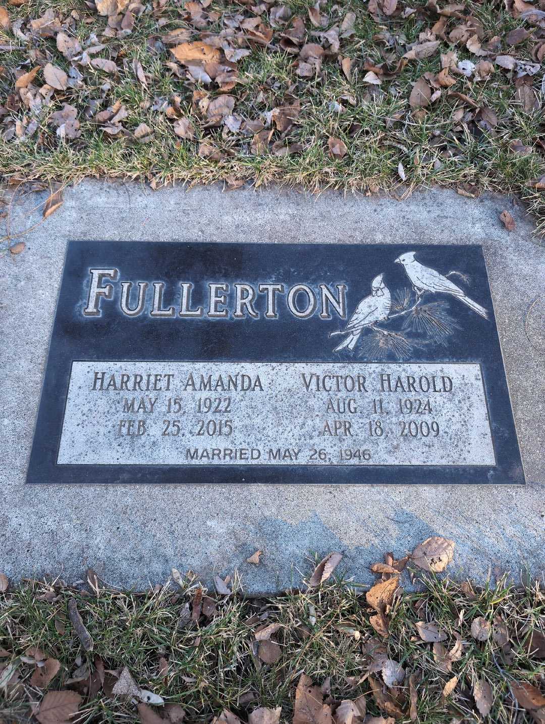 Victor Harold Fullerton's grave. Photo 3