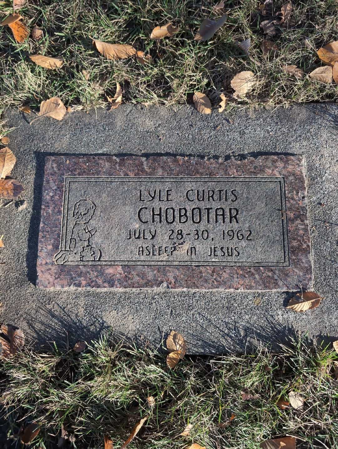 Baby Sandy's grave
