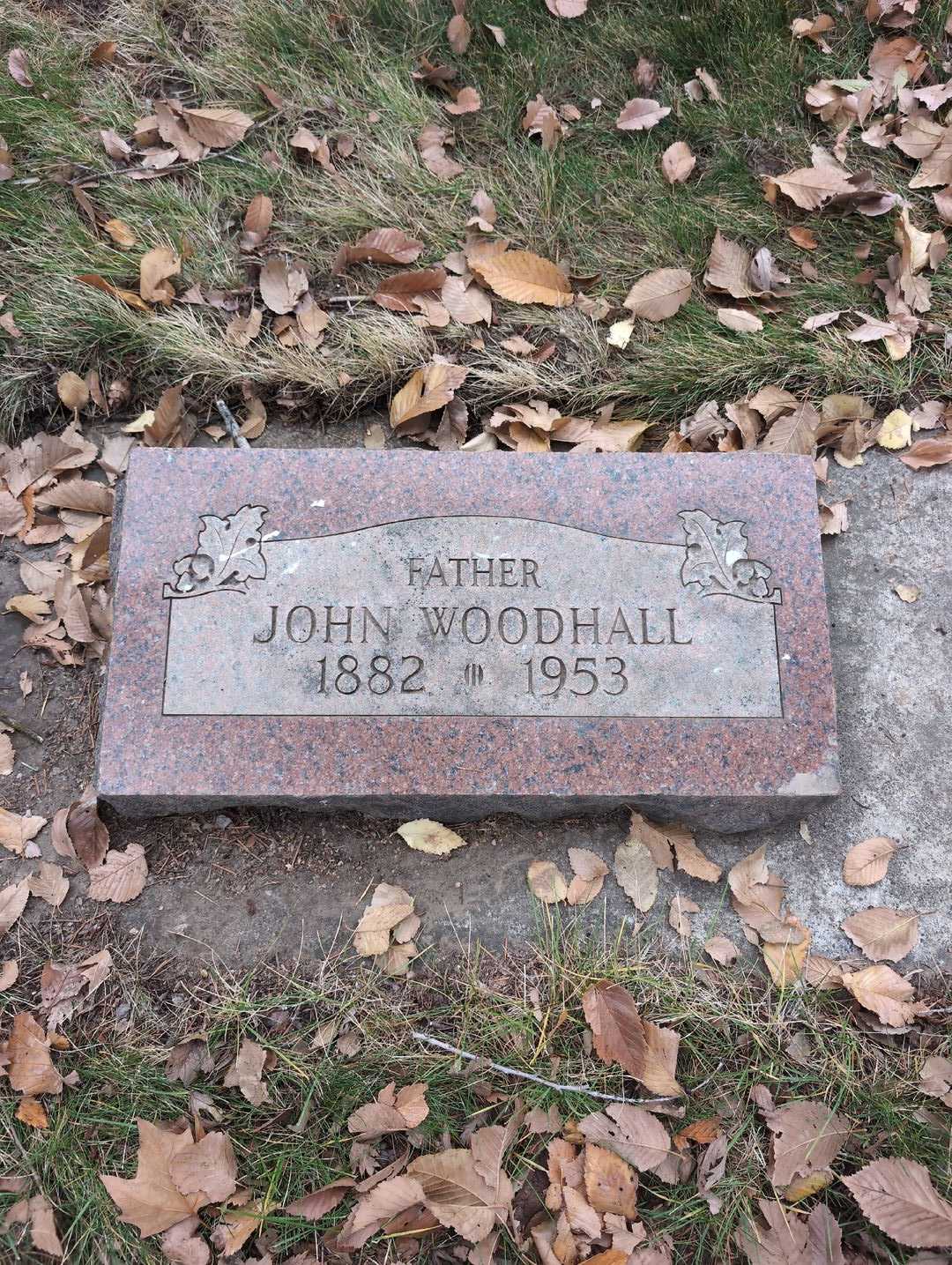 John Woodhall's grave. Photo 3