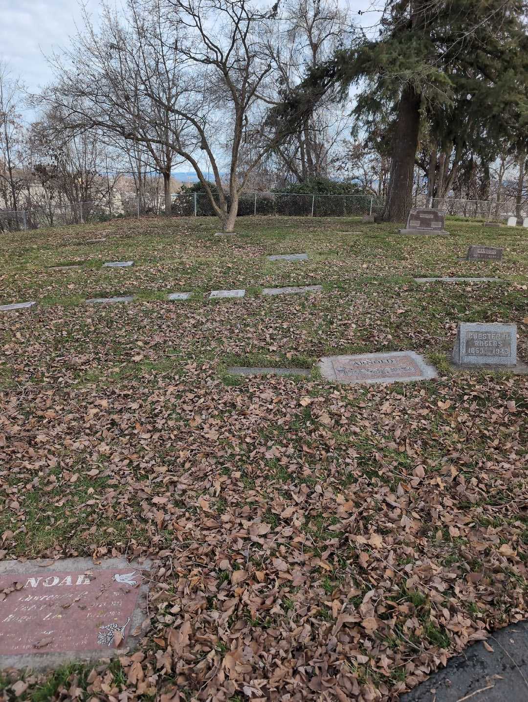 Charles E. Peterson's grave. Photo 2