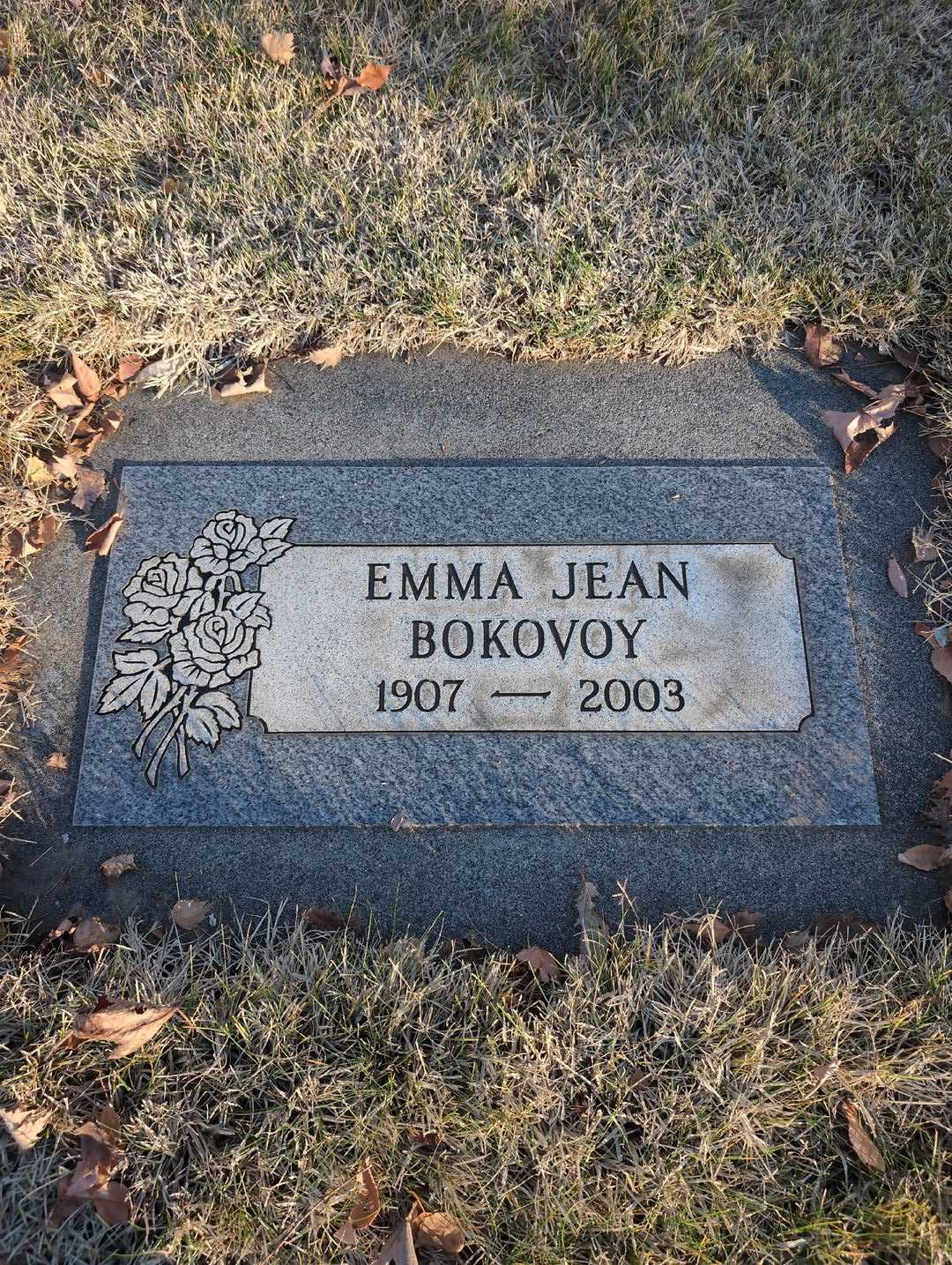 Emma Jean Bokovoy's grave. Photo 3
