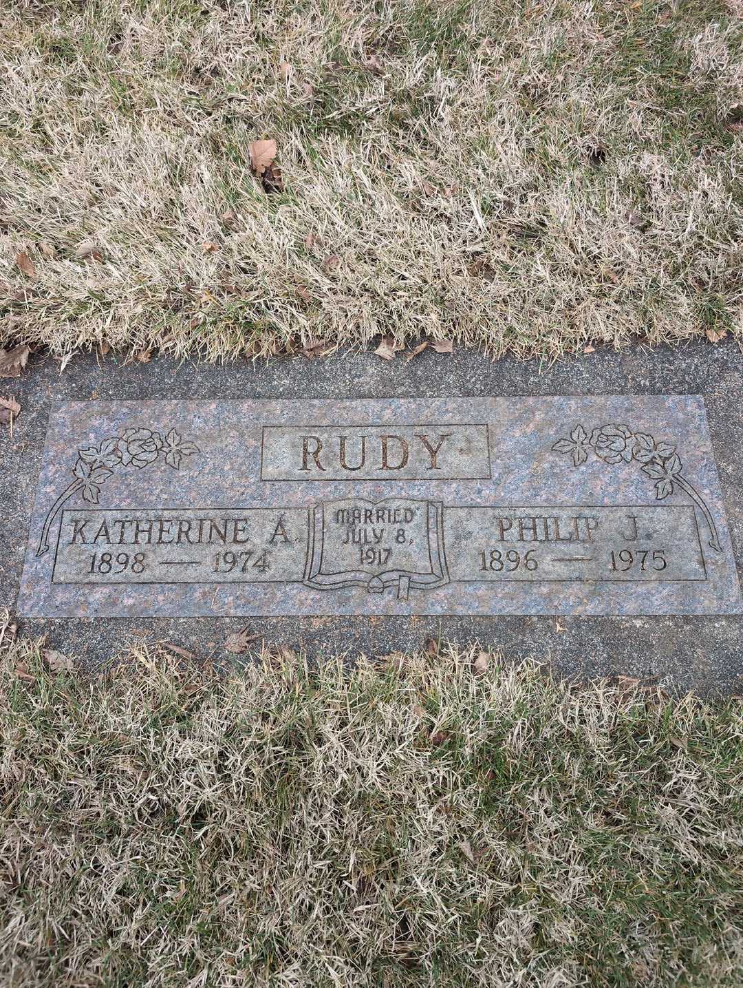 Phillip J. Rudy's grave. Photo 3