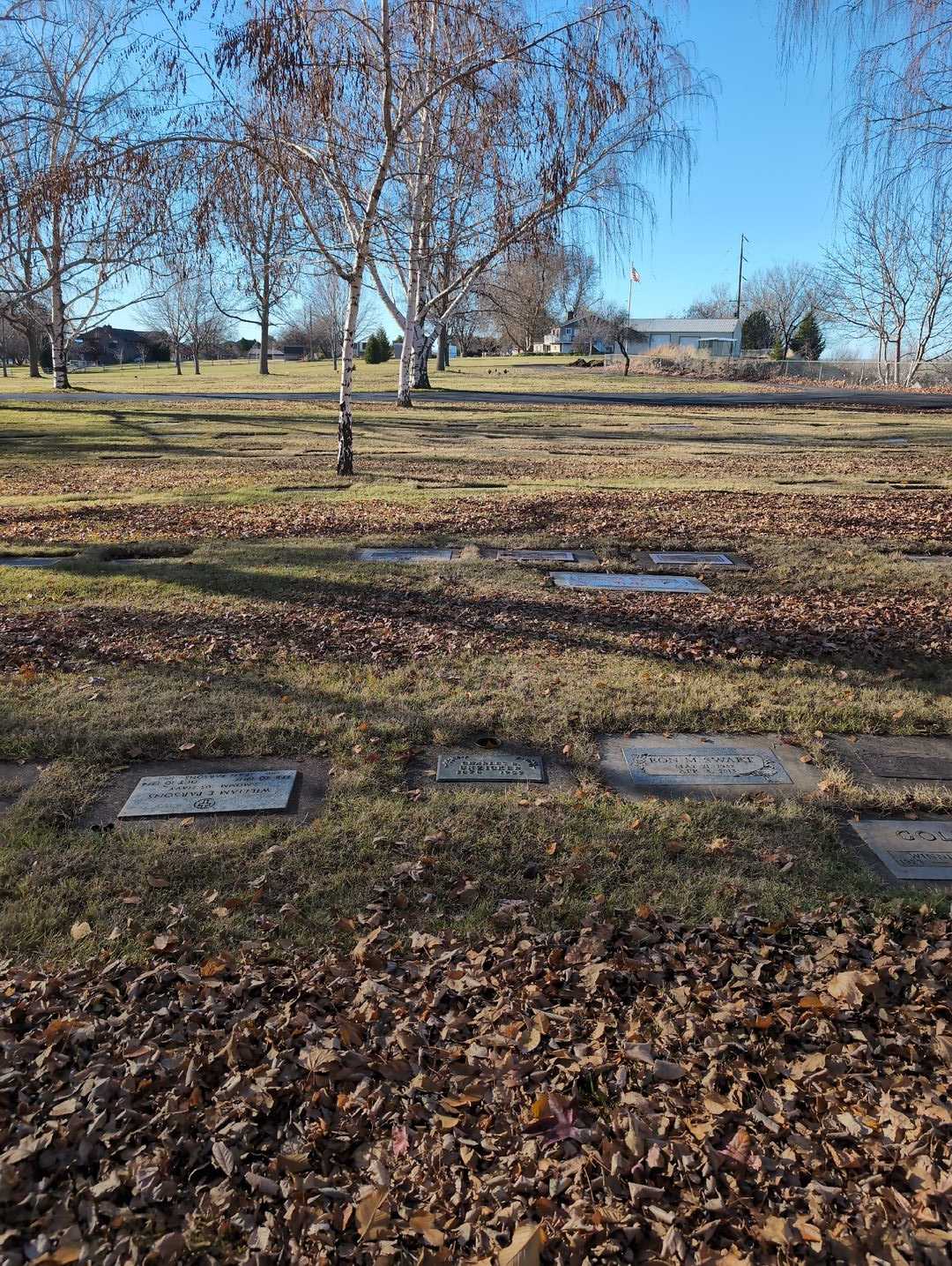 Charles B. Unzicker's grave. Photo 2