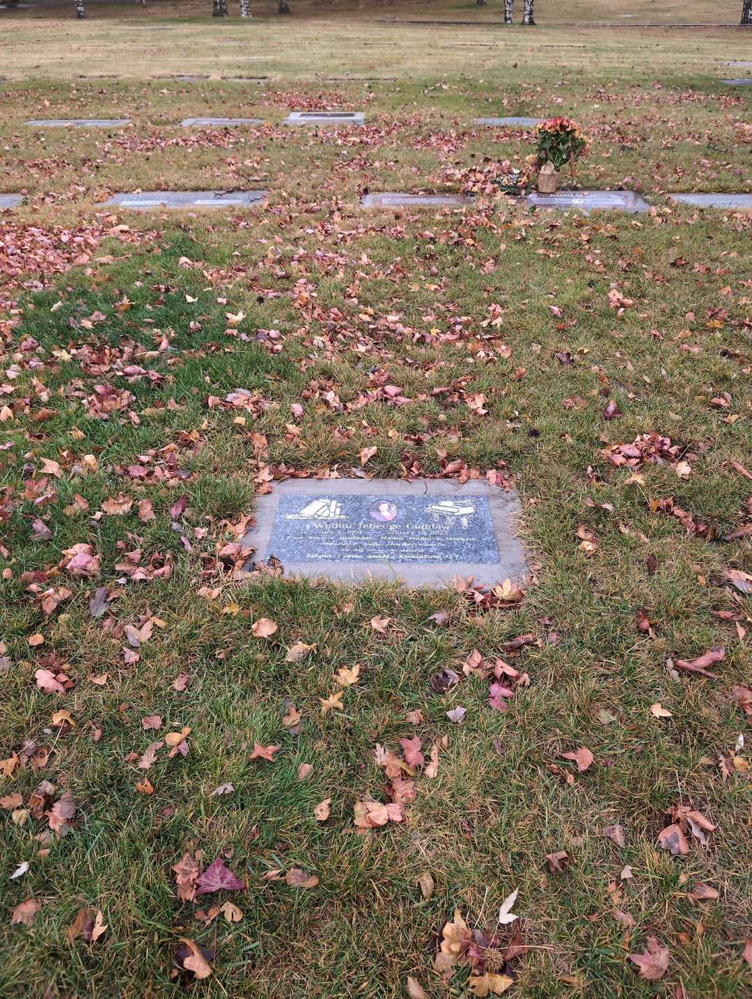 Wudito Tebedge Guddaye's grave. Photo 2