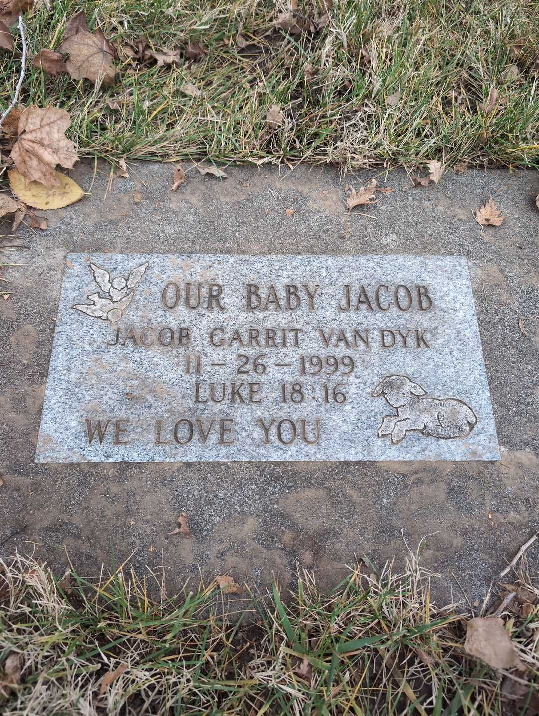 Jacob Garrit Van Dyk's grave. Photo 3