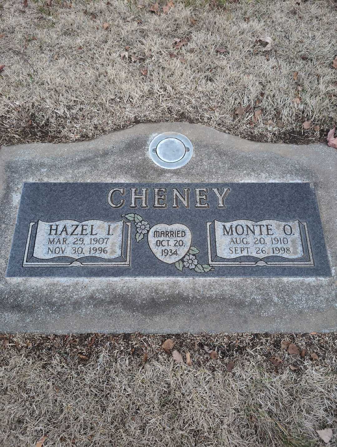 Monte O. Cheney's grave. Photo 3