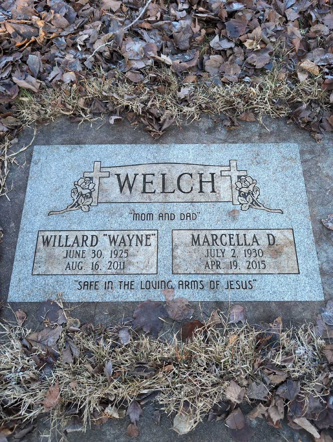 Willard "Wayne" Welch's grave. Photo 3