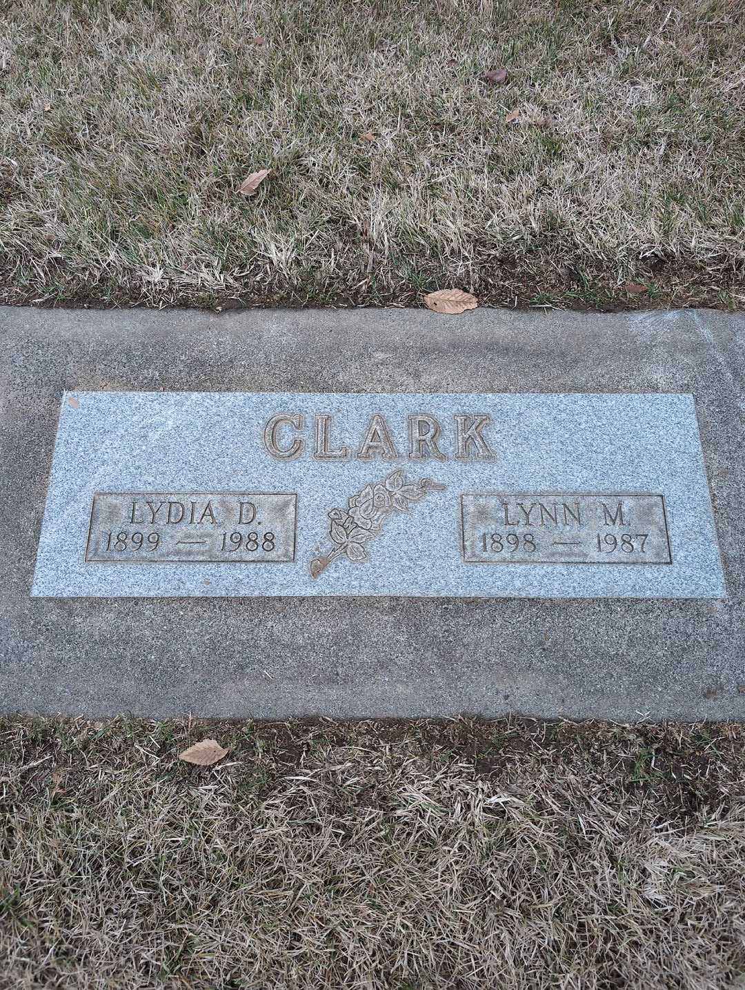Lynn M. Clark's grave. Photo 3