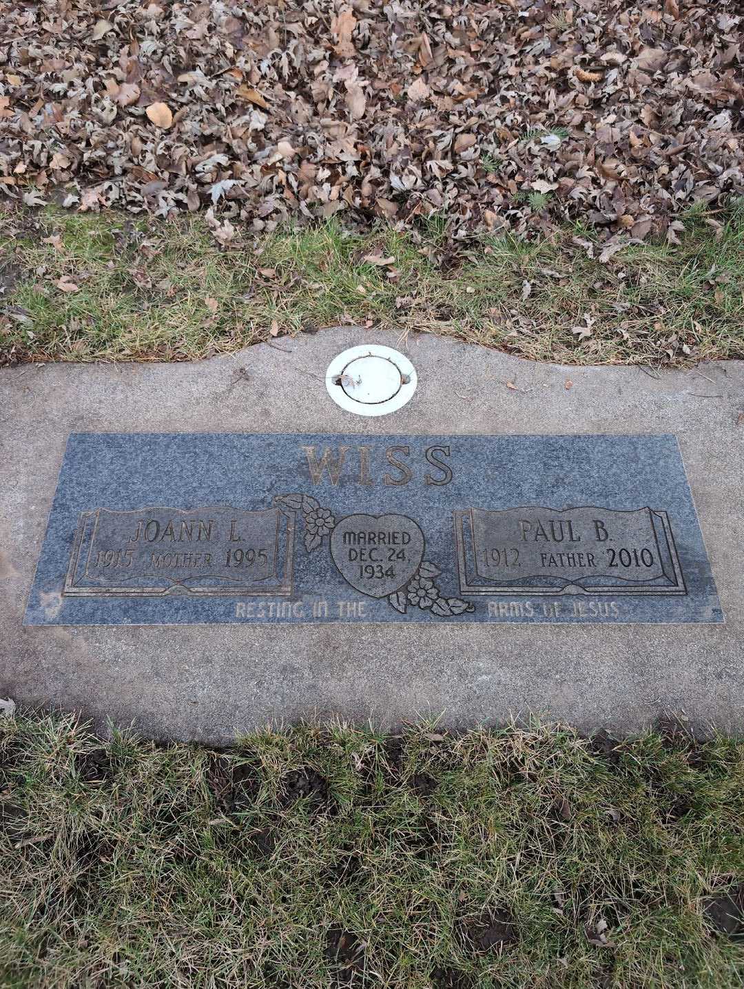 JoAnn L. Wiss's grave. Photo 3