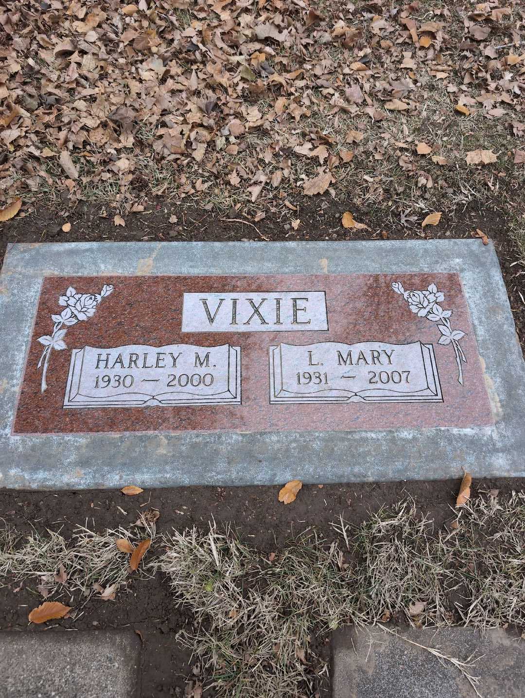 L. Mary Vixie's grave. Photo 3