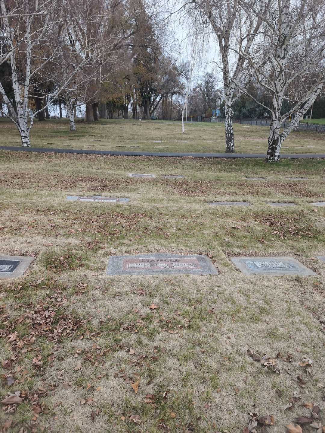Helen C. Stafford's grave. Photo 2