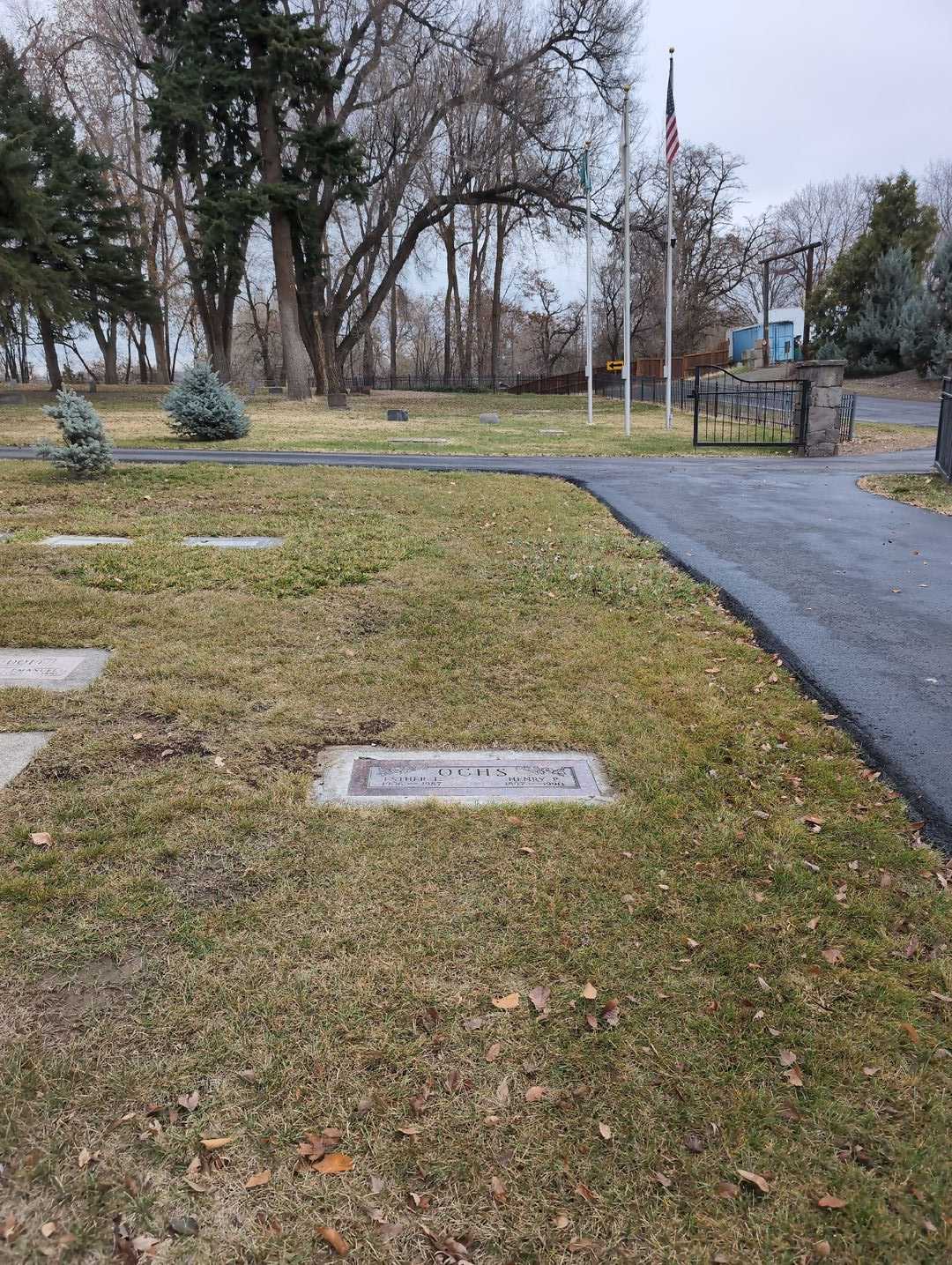 Esther L. Ochs's grave. Photo 2