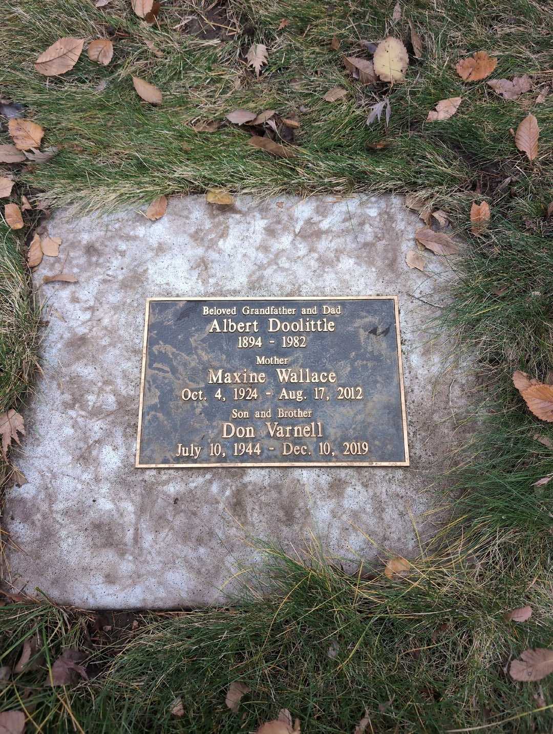 M. Donald "Don" Varnell's grave. Photo 3