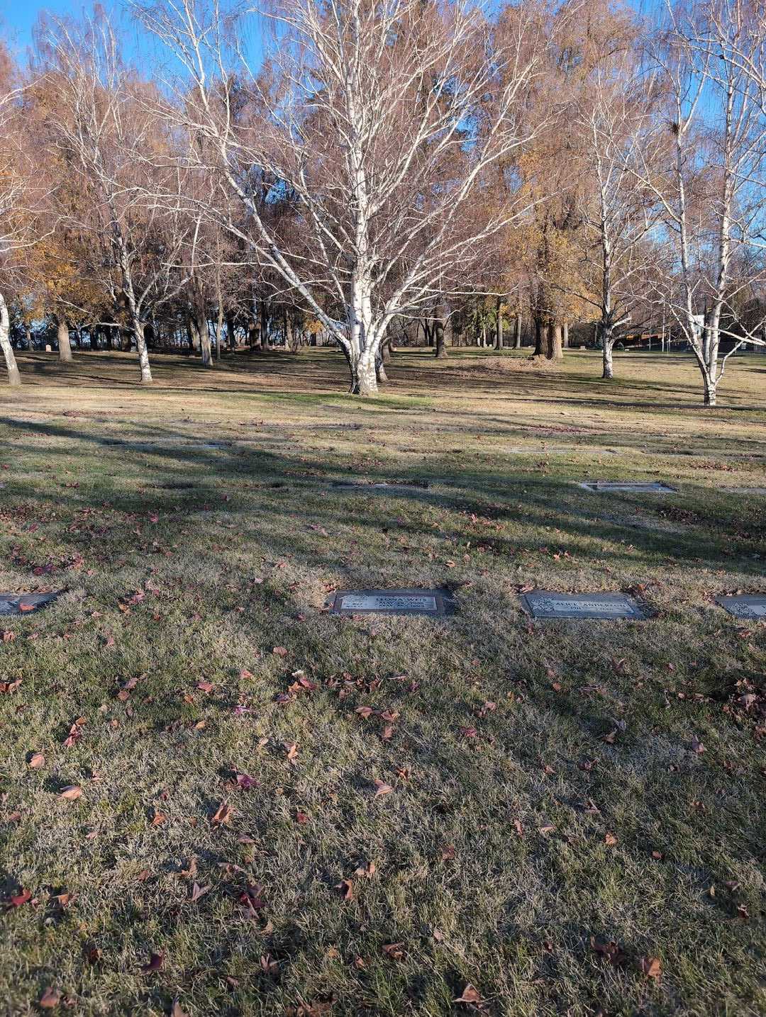 Leona Weis's grave. Photo 2