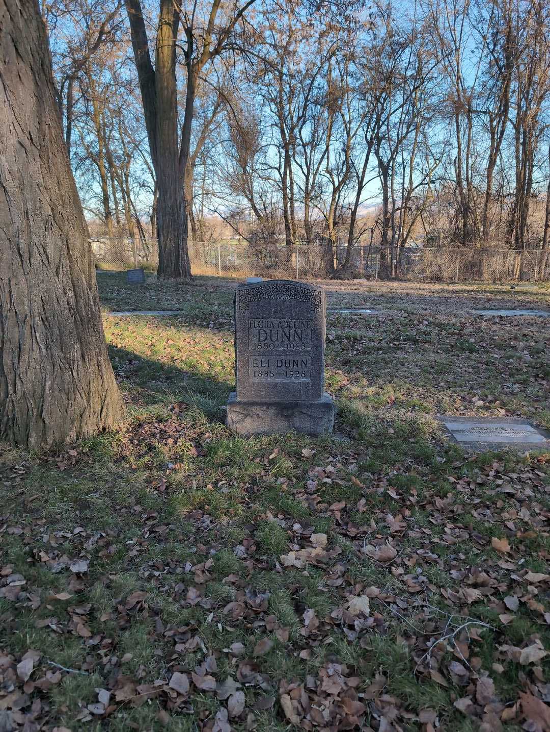 Eli Dunn's grave. Photo 2