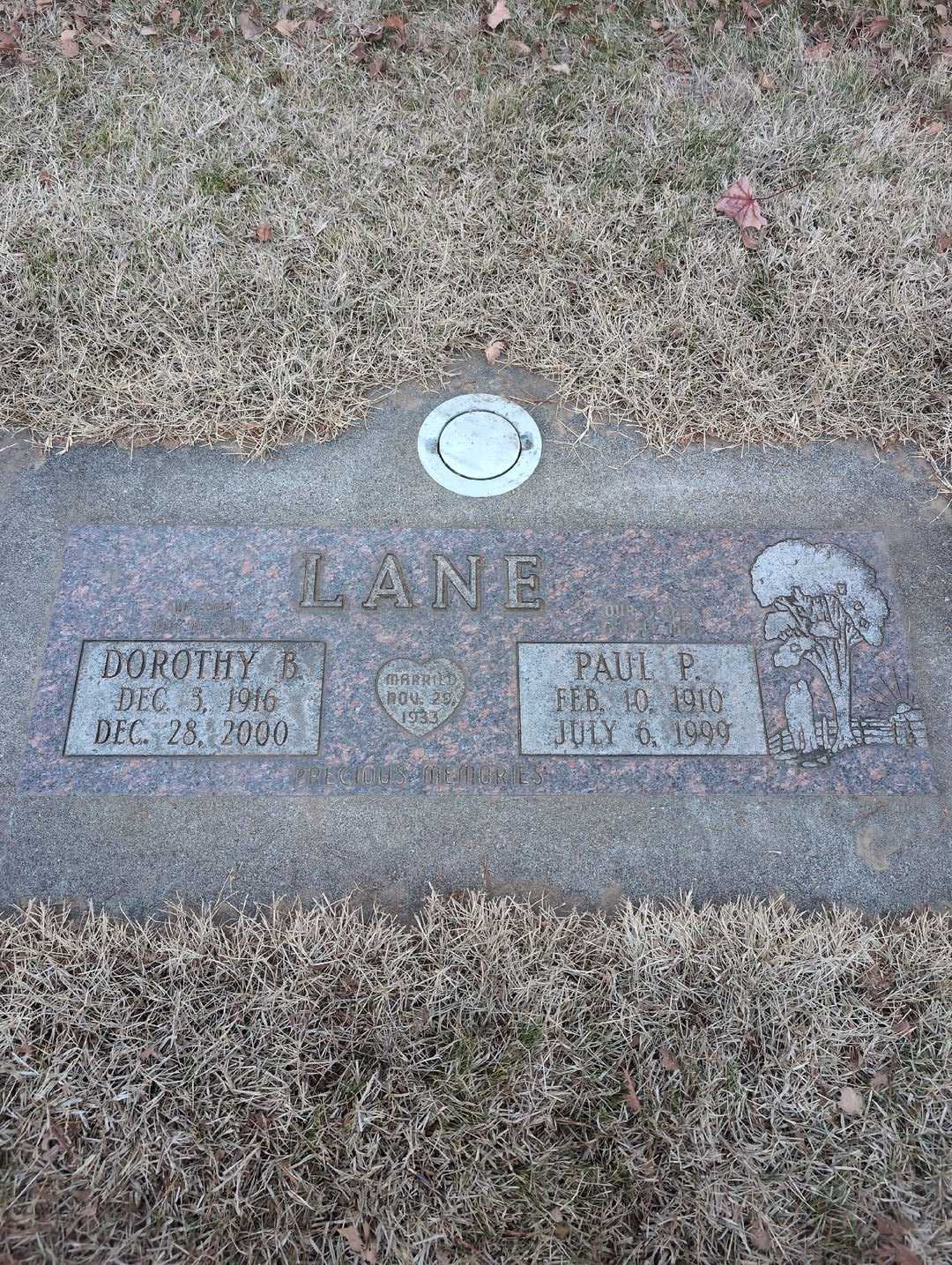 Paul P. Lane's grave. Photo 3