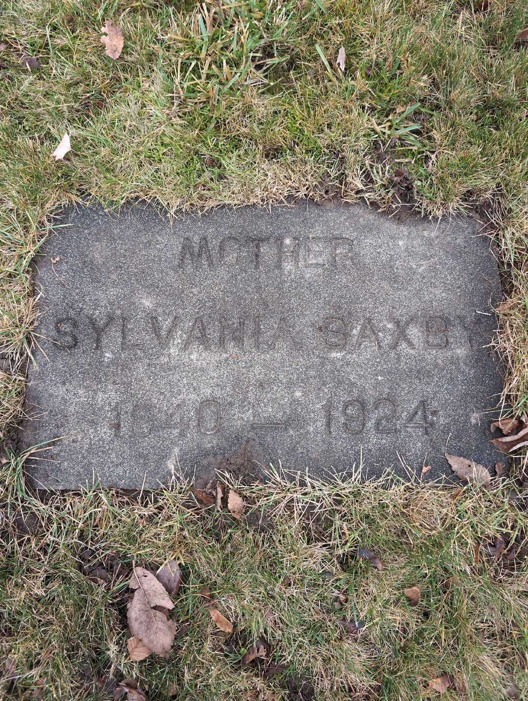 Durward V. Eastman's grave