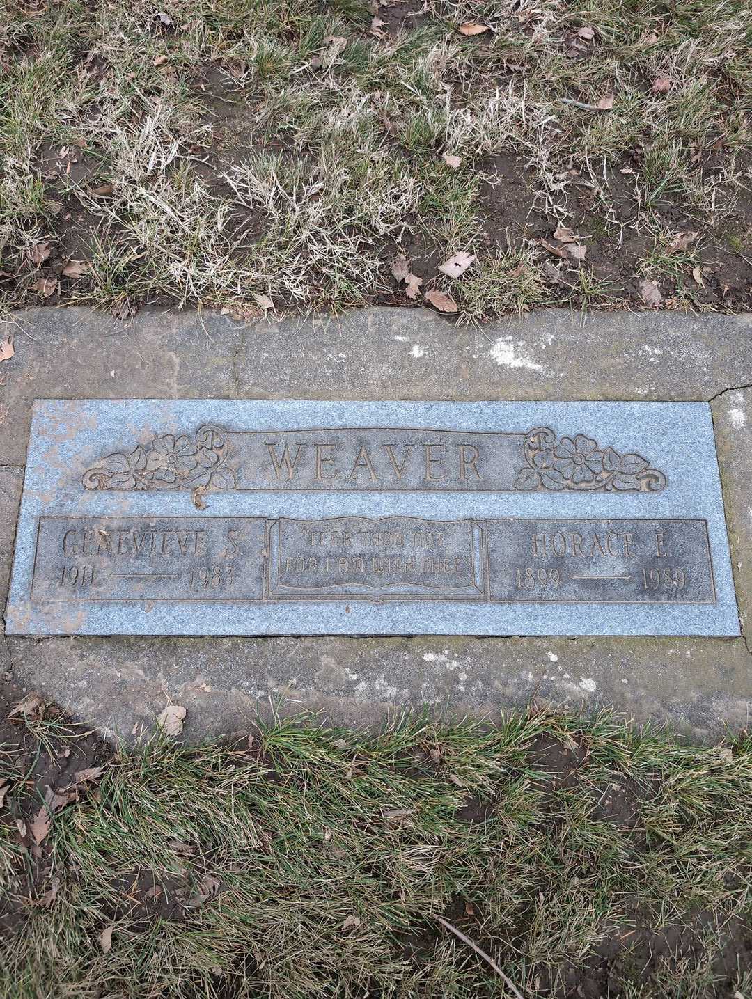 Genevieve Stabler Weaver's grave. Photo 3