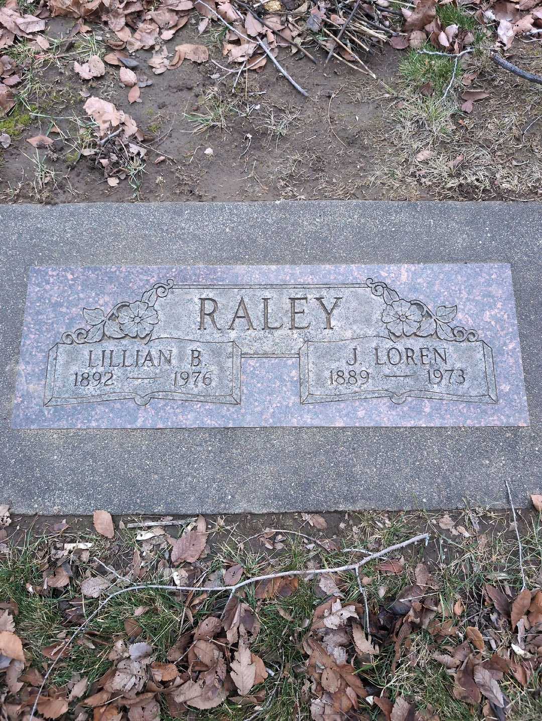 James Loren Raley's grave. Photo 3