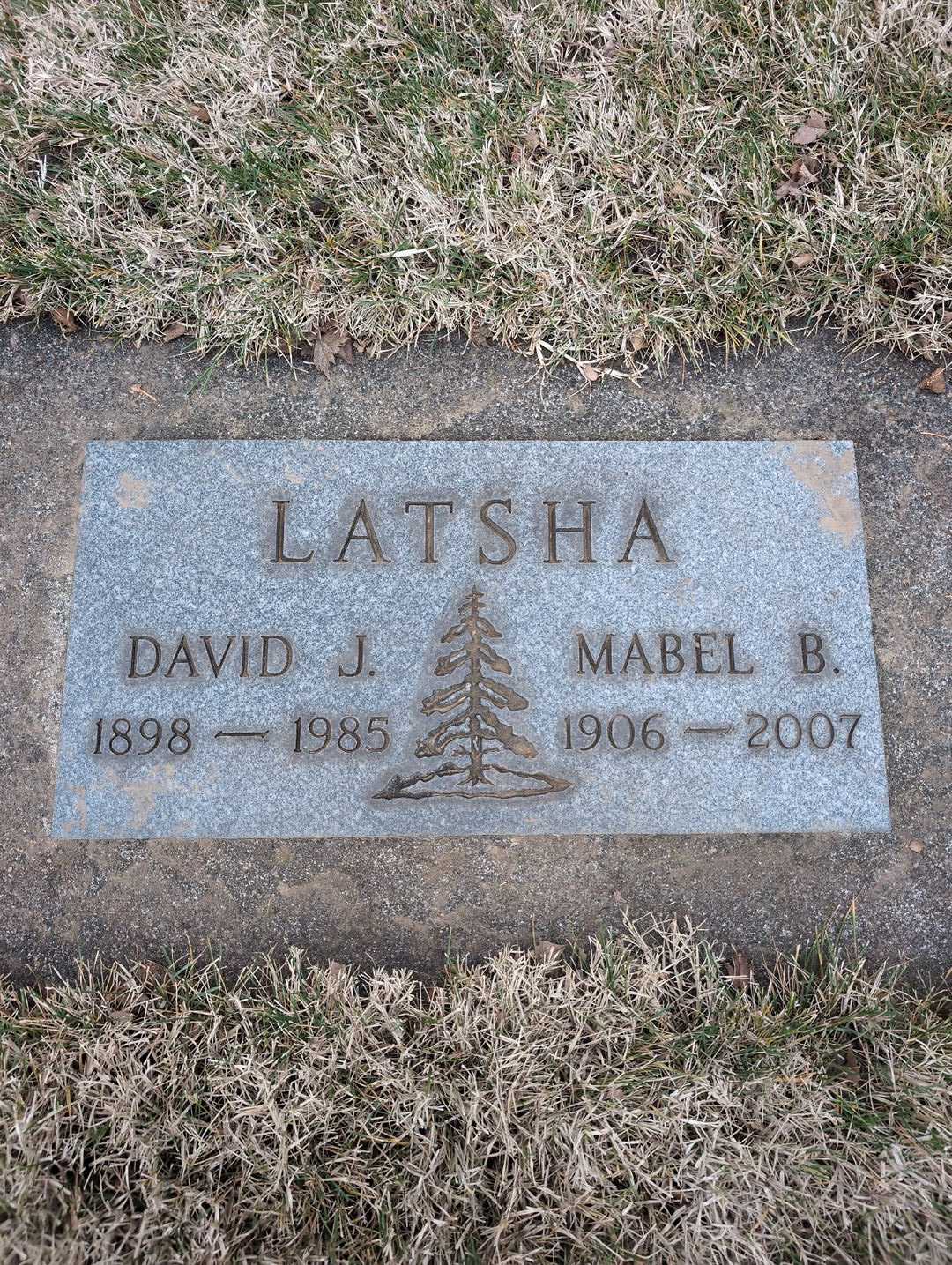 Mabel B. Latsha's grave. Photo 3
