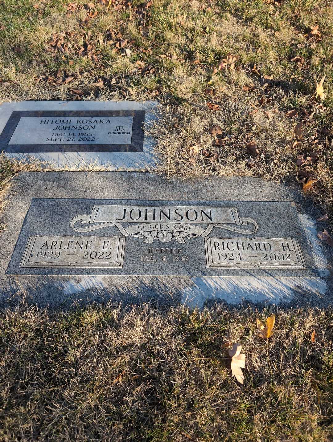 Arlene E. Johnson's grave. Photo 3