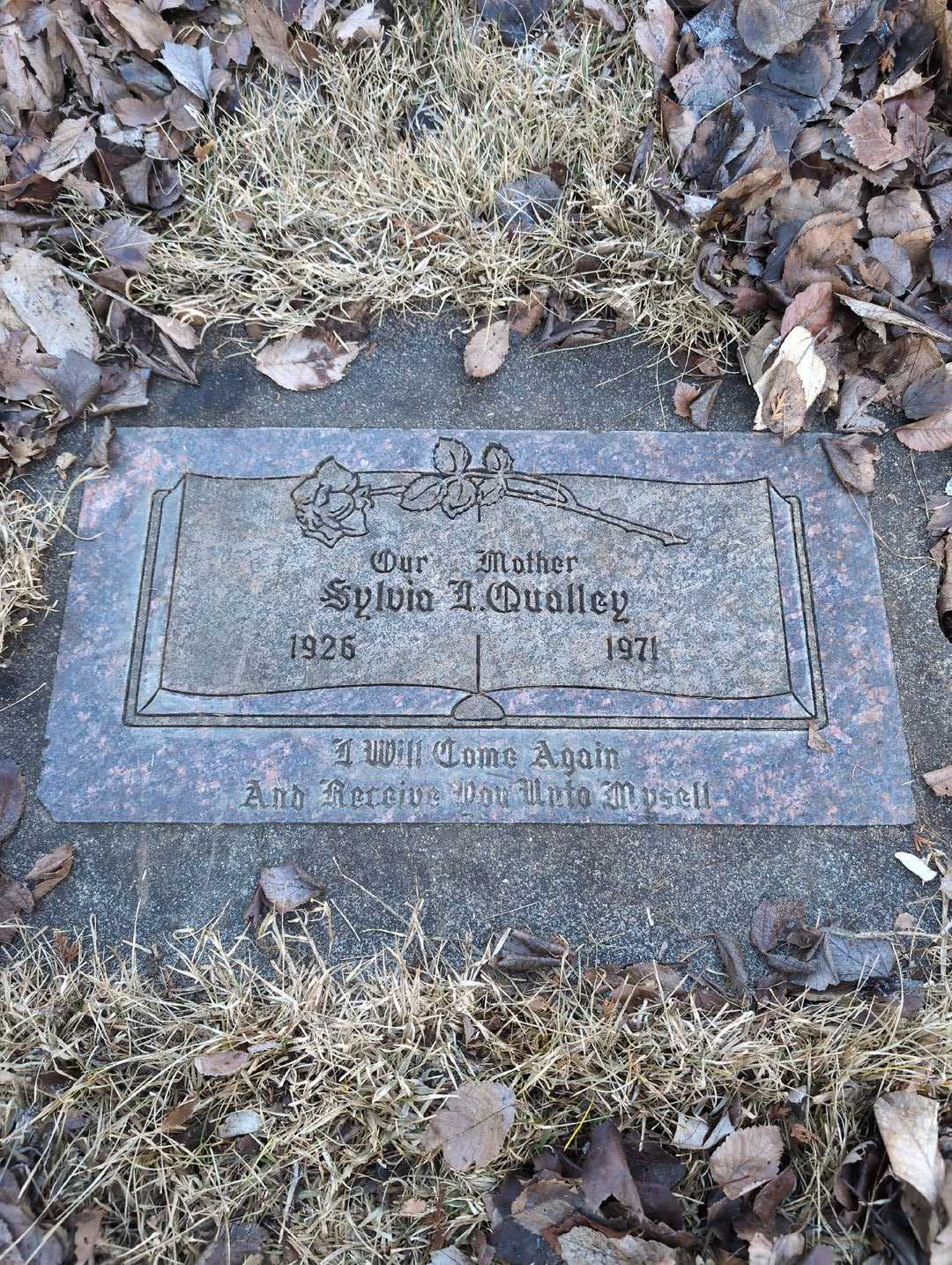 Sylvia Lois Qualley's grave. Photo 3