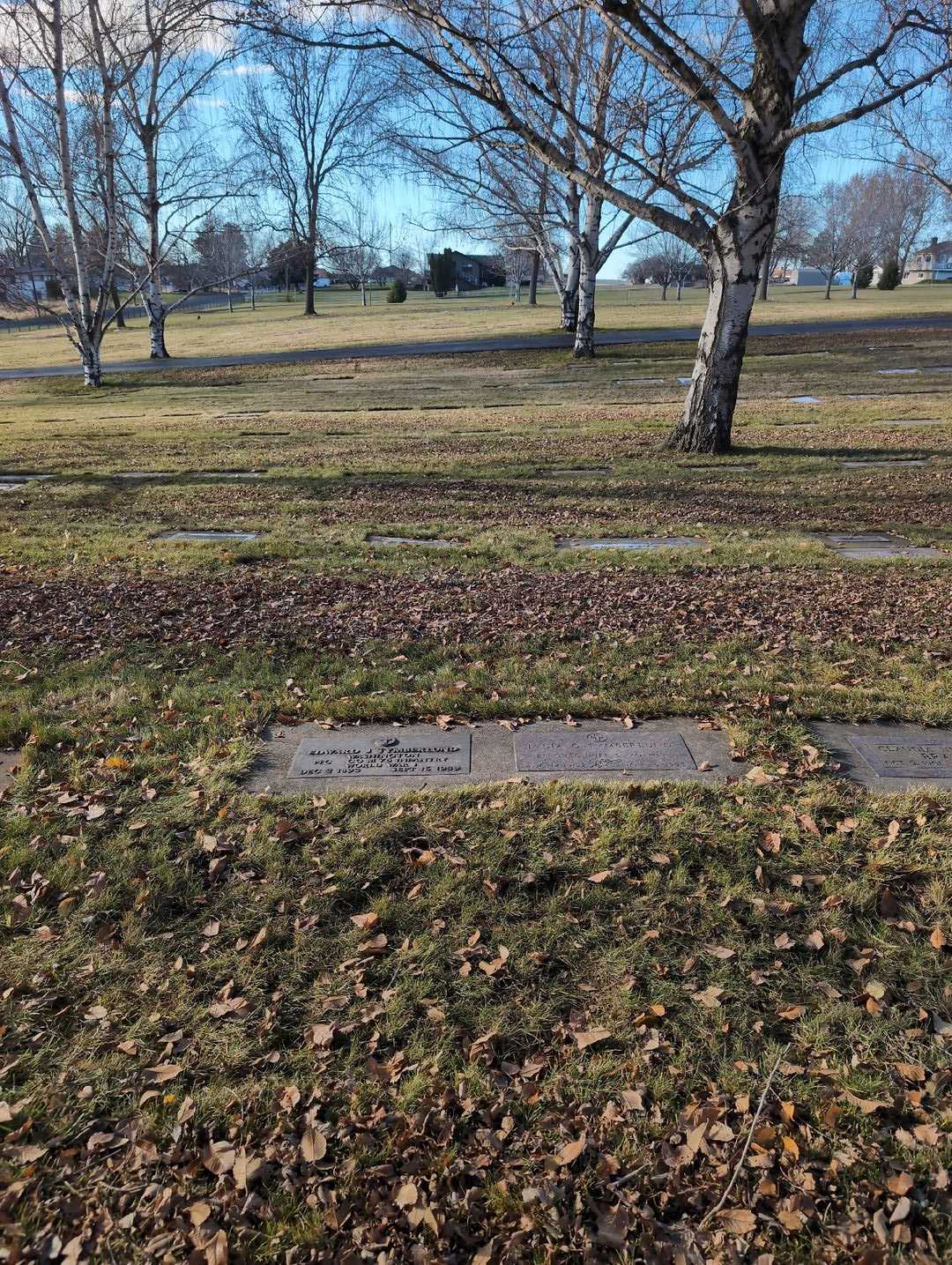 Edward J. Tymberlund's grave. Photo 2
