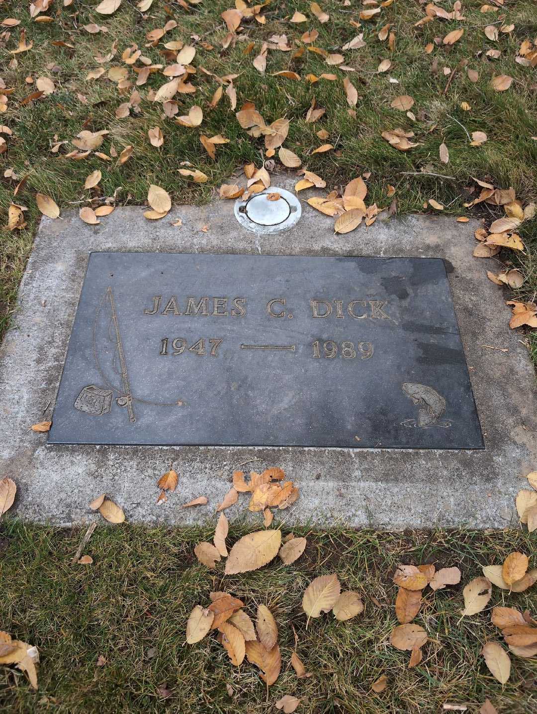 James C. Dick's grave. Photo 3