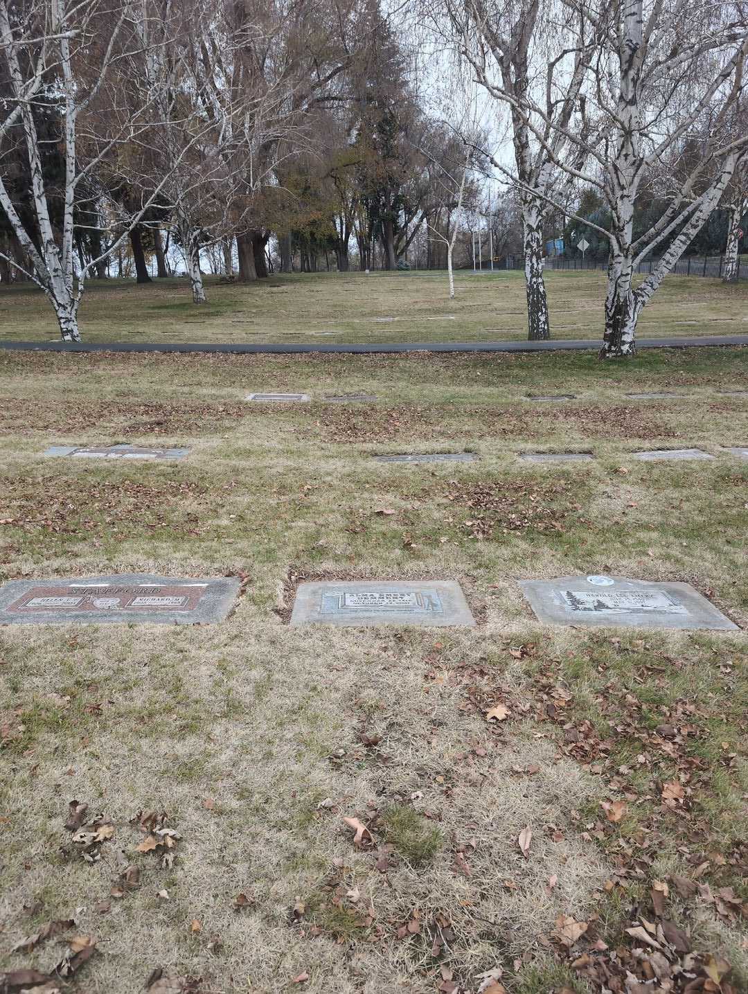 Alma Calkins Emery Demmert's grave. Photo 2