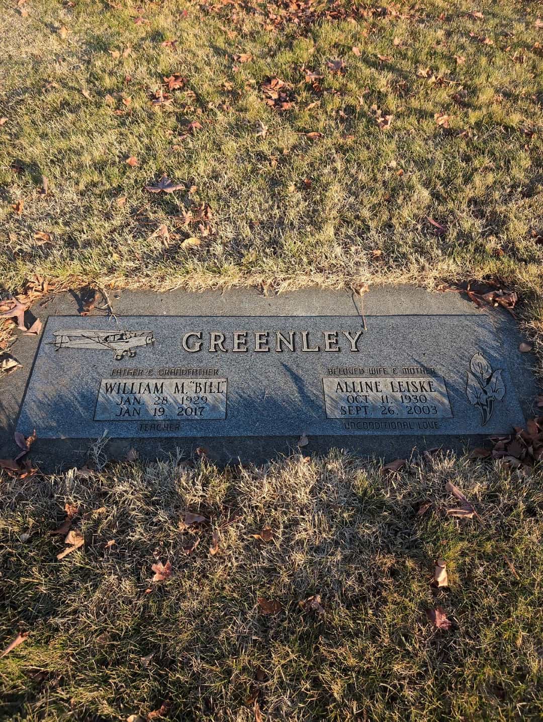 William M. "Bill" Greenley's grave. Photo 3