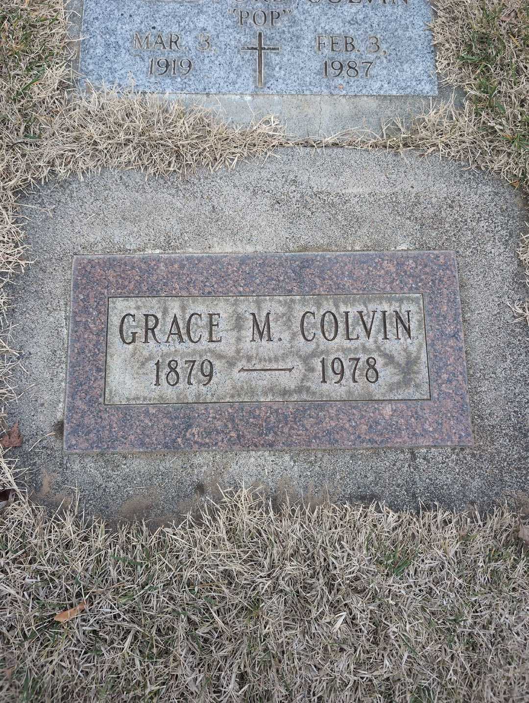Grace Mae Colvin's grave. Photo 3
