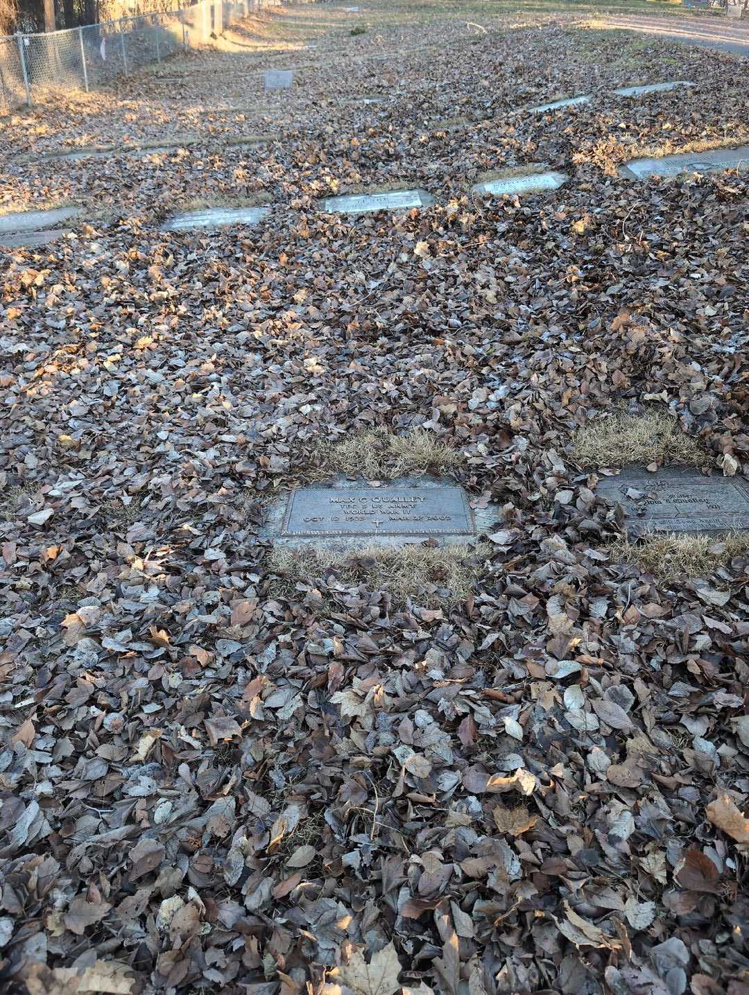 Max C. Qualley's grave. Photo 2